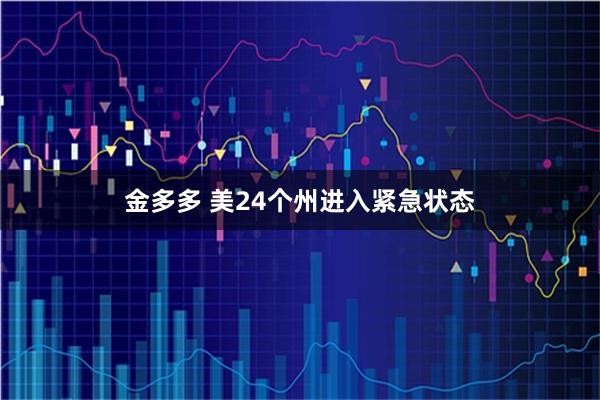 金多多 美24个州进入紧急状态