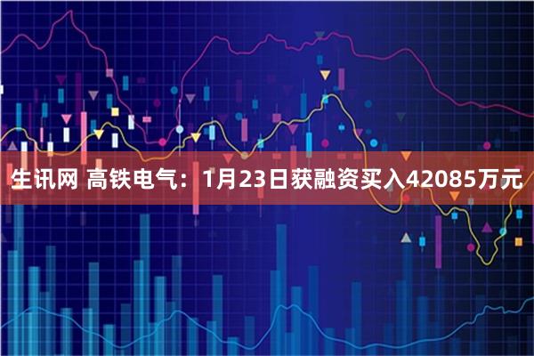 生讯网 高铁电气：1月23日获融资买入42085万元