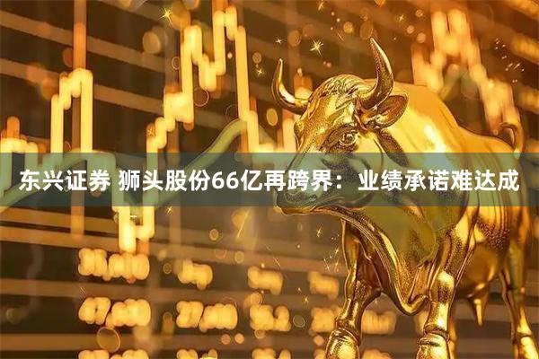 东兴证券 狮头股份66亿再跨界：业绩承诺难达成